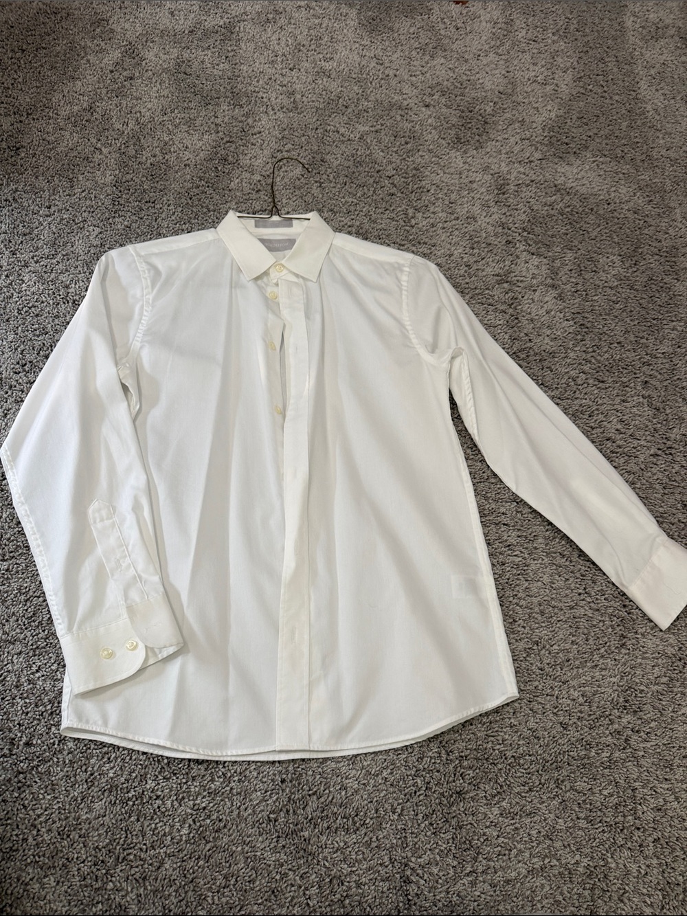 Nordstrom White Button-Down Dress Shirt for Kids